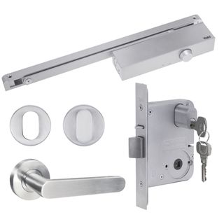 YALE SIMPLICITY KIT MORTICE LOCK, SIZE 3 SLIDE RAIL DOOR CLO