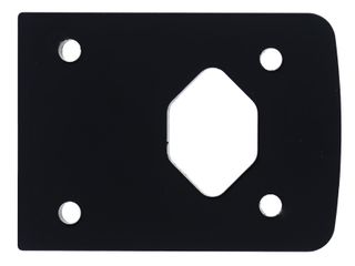 CARBINE ALPHA BODY PACKING PLATE 6MM, SS, MATTE BLACK