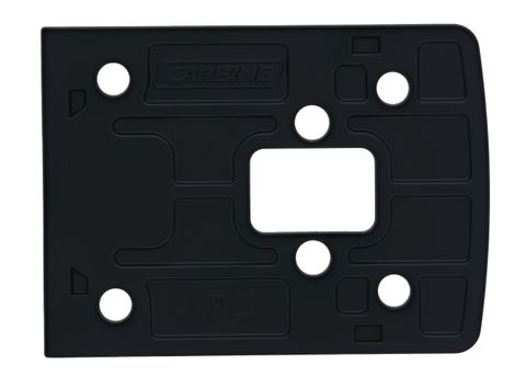 CARBINE ALPHA BODY PACKING PLATE 3MM, MATTE BLACK