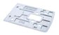 CARBINE ALPHA BODY PACKING PLATE 3MM, SATIN CHROME