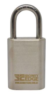 SECURITY EDGE S 40MM PADLOCK, 27MM MARINE ALLOY SHACKLE KDDP