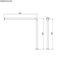 Free Stand Grab Rail 850 x 800