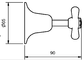 EC Cross Wall Stops