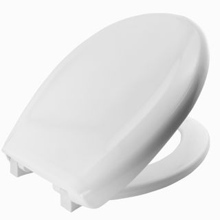 HeavyDuty LO White Toilet Seat