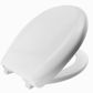 HeavyDuty LO White Toilet Seat