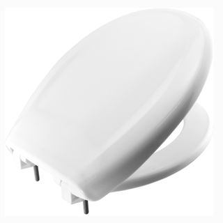 Heavy Duty White Toilet Seat