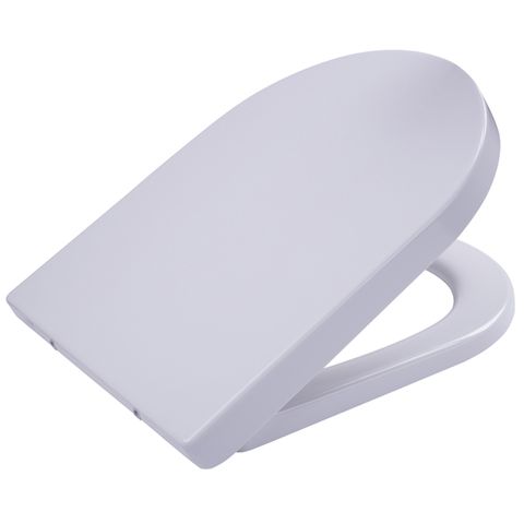 D-Shape Toilet Seat (White)