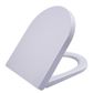 D-Shape Toilet Seat (White)