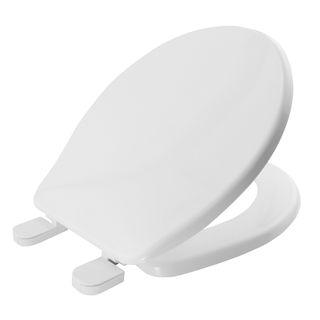 Heavy Duty White Toilet Seat