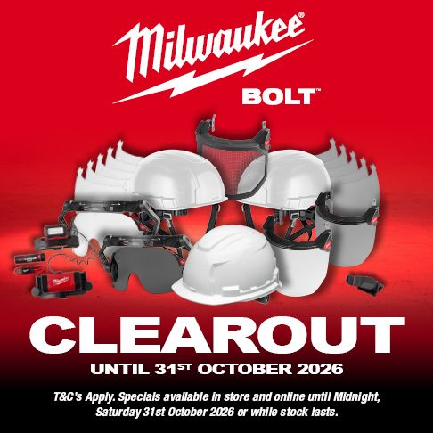 Milwaukee BOLT Clearance 1 - 31 Oct 2026