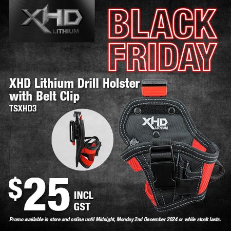 BLACK FRIDAY XHD Drill Holster with Belt Clip