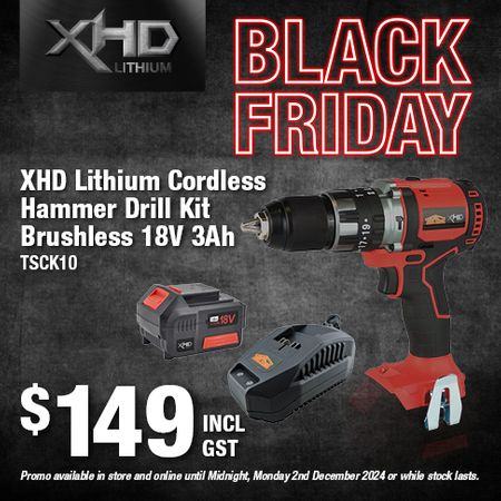 BLACK FRIDAY XHD Hammer Drill Kit