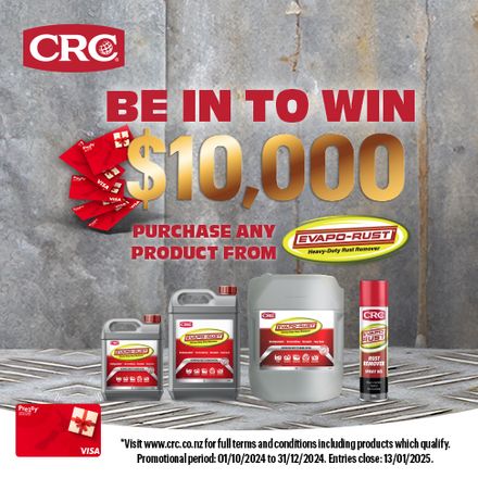 CRC Evapo Rust Prezzy Card Competition Oct-Dec 2024