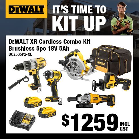 DEWALT Kit Up (5pc Kit) 29 June- 31 July 2025