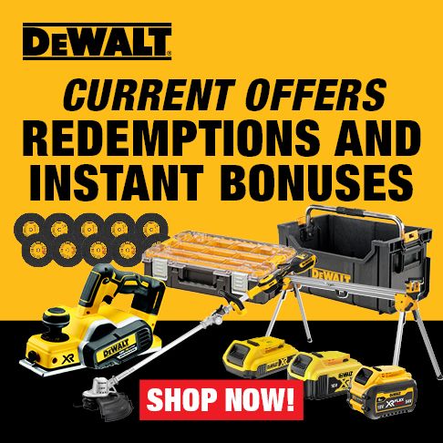 DEWALT Instant Bonus and Redemptions