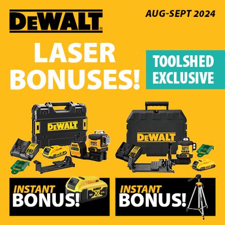 DEWALT Laser Instant Bonuses Aug-Sept 2024