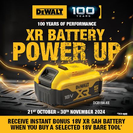 DEWALT Power Up (21 Oct - 30 Nov 2024)