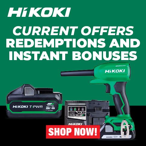 HiKOKI Redemptions and Instant Bonuses