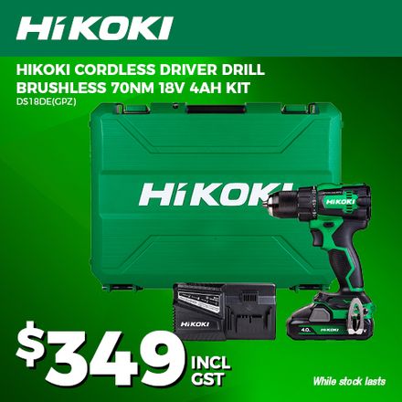 HiKOKI Driver Drill Kit (DS18DE(GPZ)