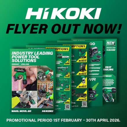 HiKOKI Flyer Q1 Redemptions Feb-Apr 2026