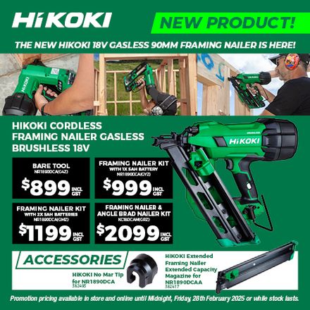 HiKOKI Framing Nailer Release Feb 25