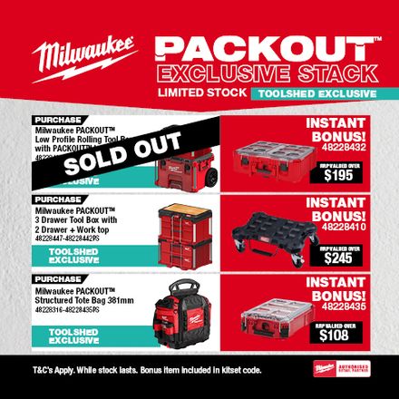 Milwaukee TS Exclusive Packout Stacks - 2026