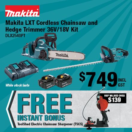 Makita Chainsaw and Hedge Trimmer (DLX2540PT)