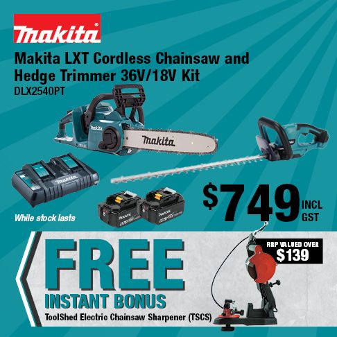 Makita Chainsaw and Hedge Trimmer (DLX2540PT)