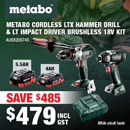 Metabo Hammer Drill & Impact Driver Kit