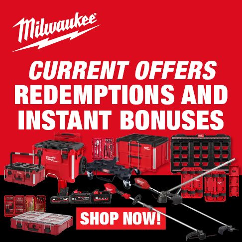 Milwaukee Redemptions and Instant Bonuses