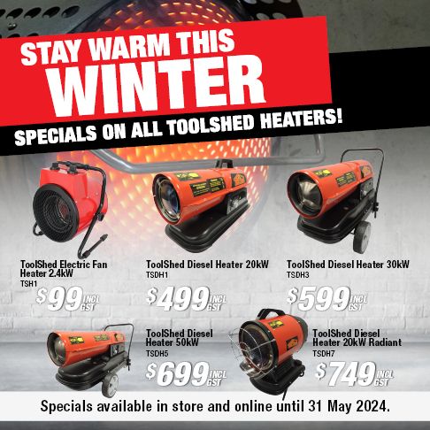ToolShed Heaters Sale