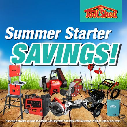 ToolShed Summer Starter Savings Nov 2024