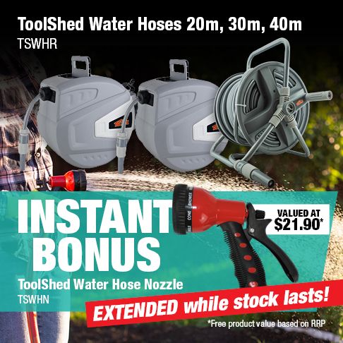 ToolShed Water Hoses with Instant Bonus