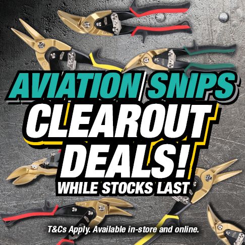 TMS ToolShed Aviation Snips - While Stocks Last