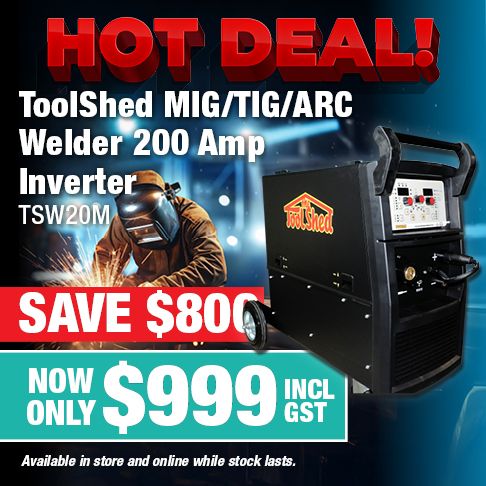 ToolShed MIGTIGARC Welder (TSW20M) Mar 2026