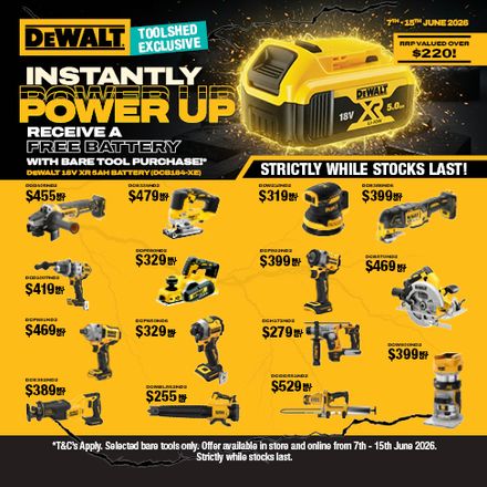 DEWALT Instant Bonus Battery Deal June 2026