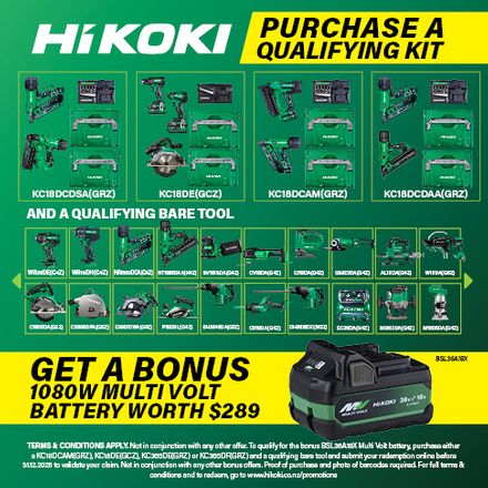 HiKOKI Q3 Redemptions 1 Sep - 31 Dec 2026