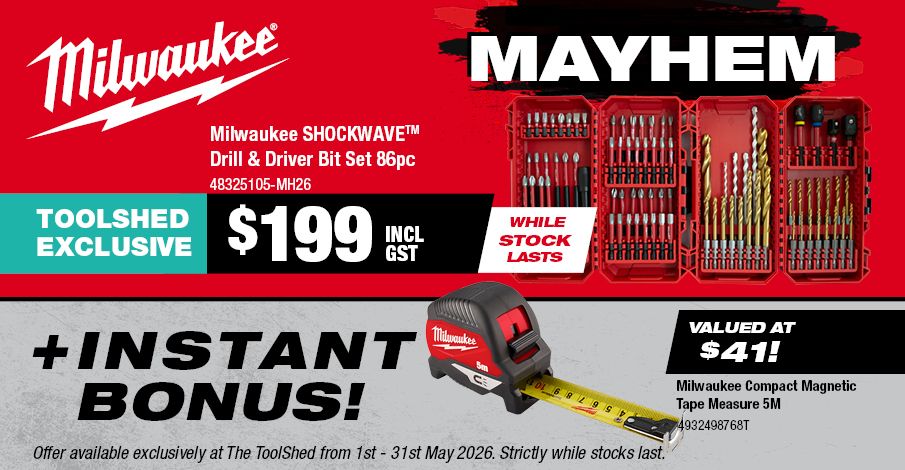 Milwaukee TS Exclusive Mayhem Instant Bonus - May 2026