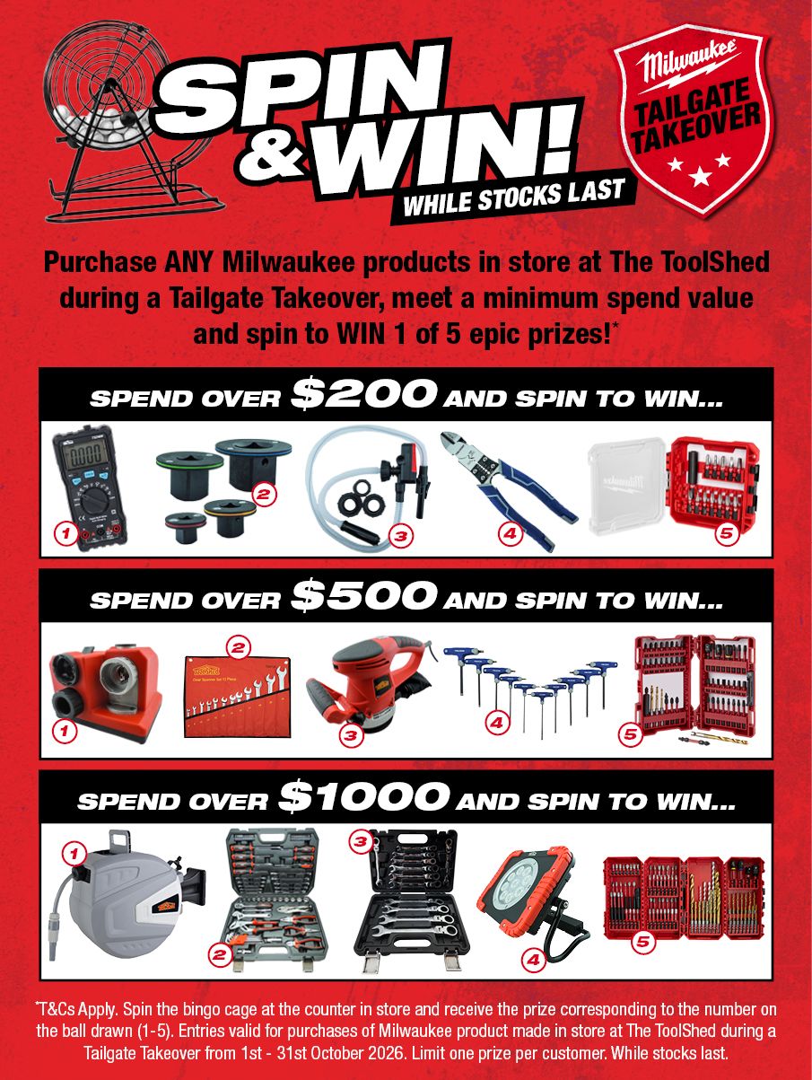 (SPIN and WIN) - Milwaukee Tailgate Takeovers Oct 2026