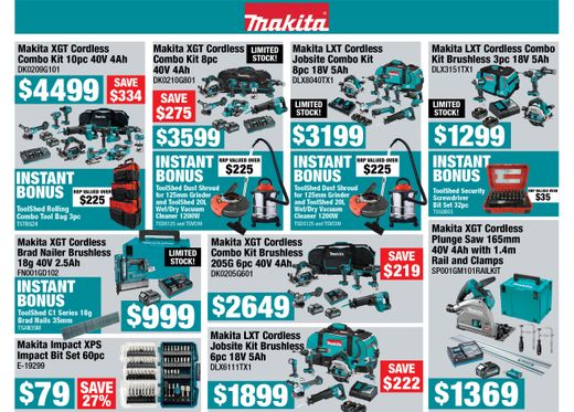 Makita EOFY Flyer Offers 23-31 March 2026