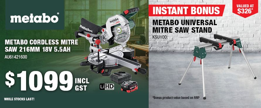 Metabo Circ Saw with Universal Stand