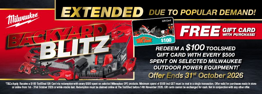 Mil BACKYARD BLITZ OPE EXTENDED - until 31 Oct 2026