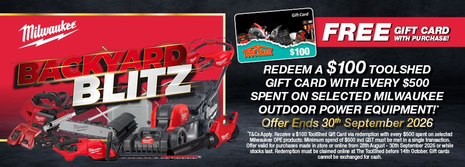 Milwaukee BACKYARD BLITZ Spend and Redeem OPE Aug-Sep 2026