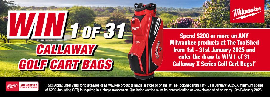 Milwaukee Golf Card Bag Competition Jan 2025