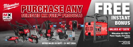 Milwaukee MX FUEL Bare Tools with Instant Bonus 10 Sept - 31 Oct 2024