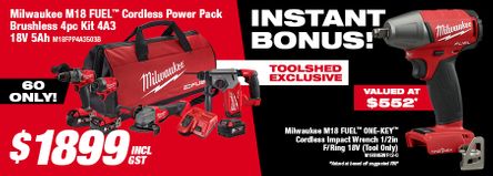 Milwaukee Power Pack with Instant Bonus