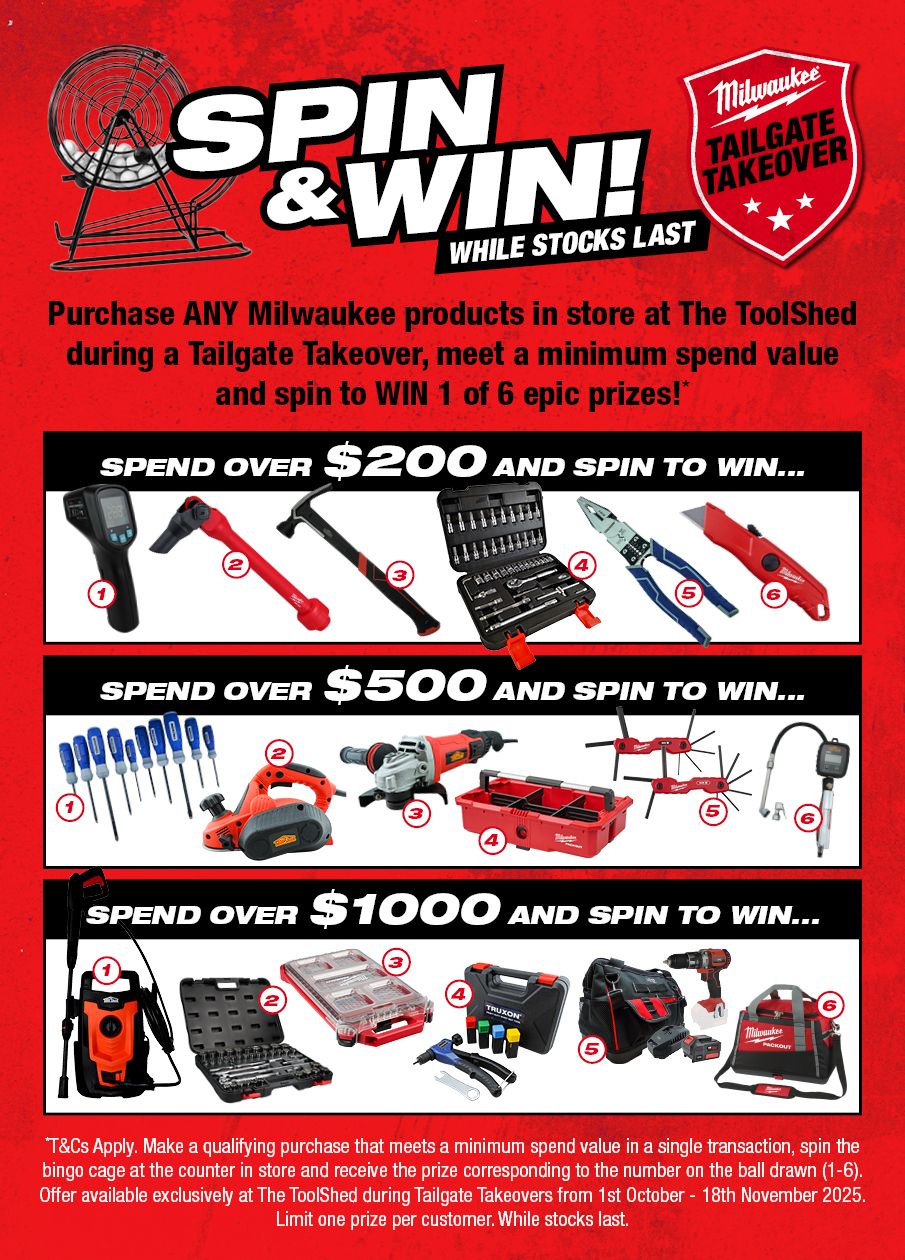 Milwaukee Tailgate Takeovers 2025 Spin and Win