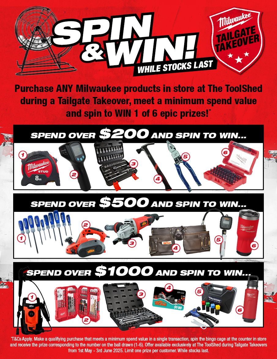 Milwaukee Tailgate Takeovers Spin and Win