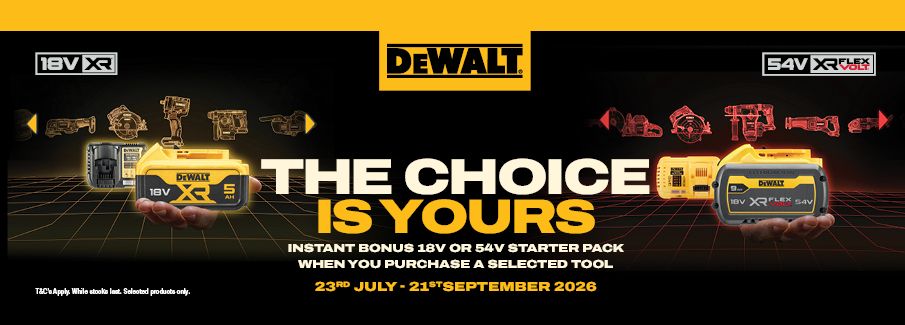 DEWALT - Starter Pack 23 July - 21 Sep 2026