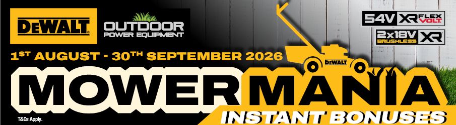 DEWALT Mower Mania Aug-Sep 2026 